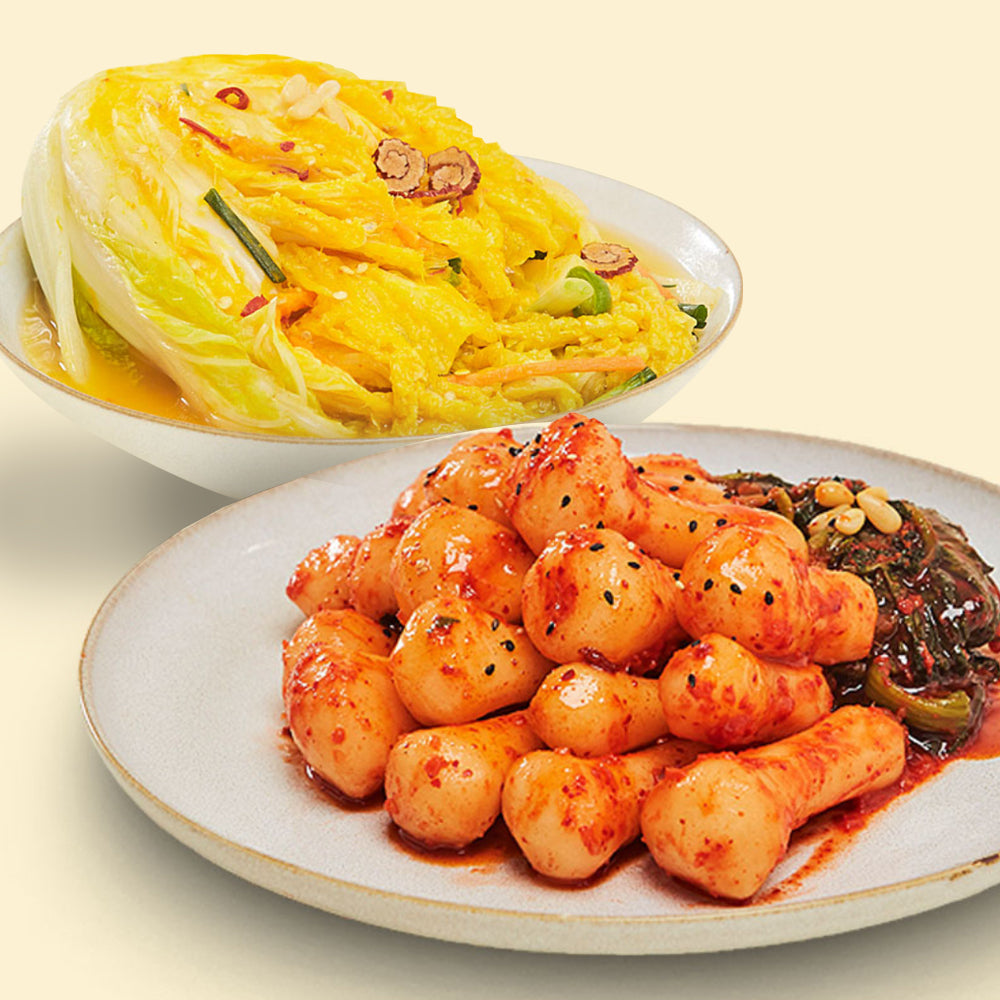 [Pre-order] Pyeongchang Kkotsuni Chonggak Kimchi 3kg + Hobak Baek Kimchi 2kg (Reservations close Thursday, June 9)