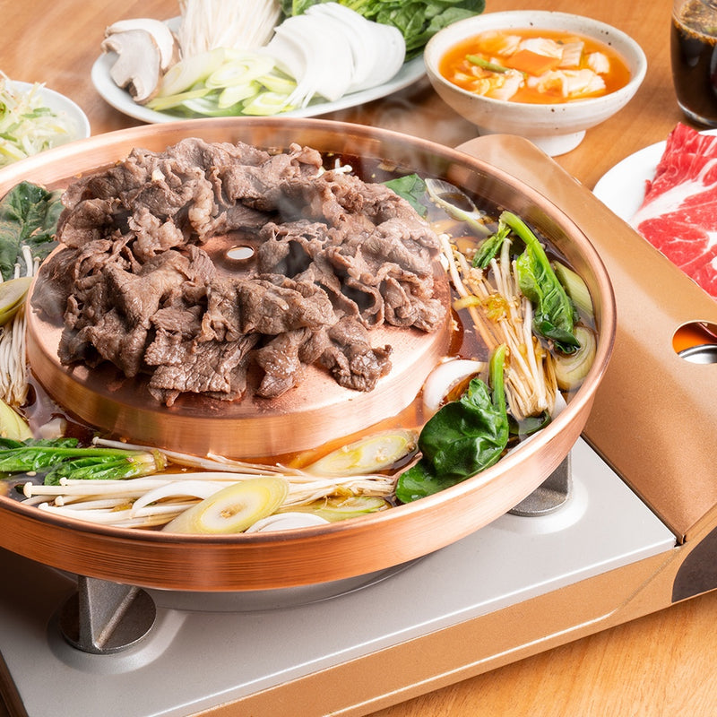 Baek Jong-won's Korean Traditional BBQ Grill pan (Best for Bulgogi,