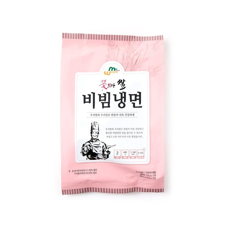 [MILLS EXPRESS] WOORIMIL Bibim Naengmyeon (Korean Spicy Cold Noodles)220g (2 servings) x 2 packs
