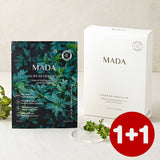 [1+1] MADA Early Spring Mugwort Soothing Moisture Adhesion Mask Pack 1 Box (10 Packs) Buy 1 Get 1 FREE Expiration Date: December 2, 2027
