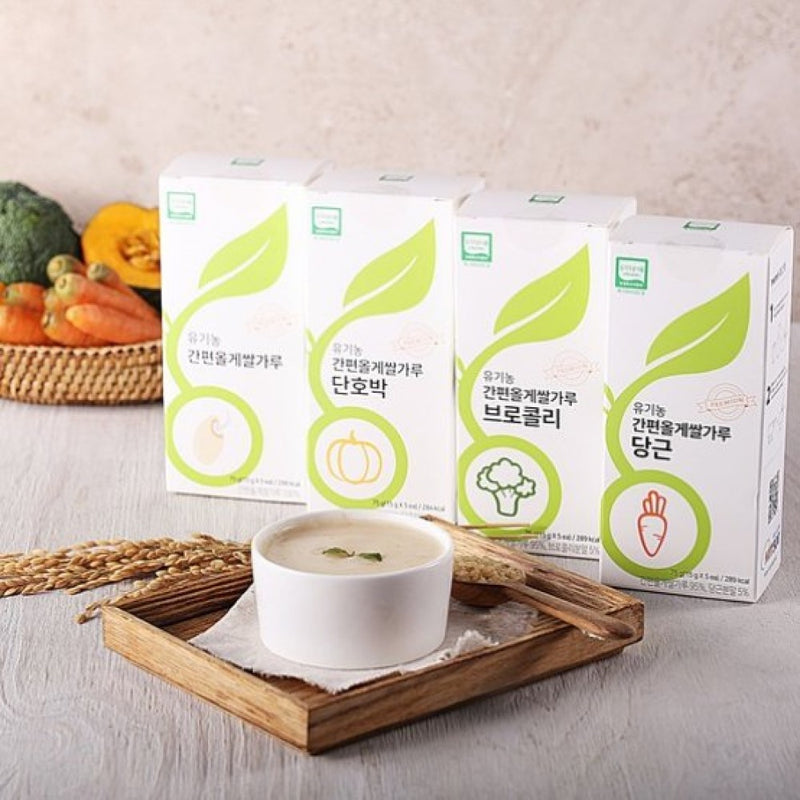 MOM's Organic Simple Olge Rice Powder 15g x 5 sticks  (4 Options to Choose from)