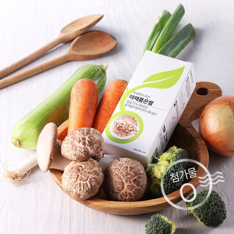 MOM's Organic Simple Olge Rice Embracing Vegetable for Vegetable Porridge 20g x 5 sticks