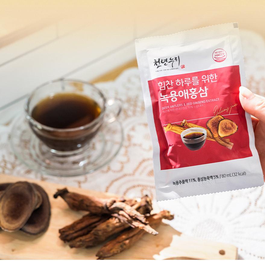 Cheonnyeon Nuri Nokyong-ae Red Ginseng 80ml x 30 packets