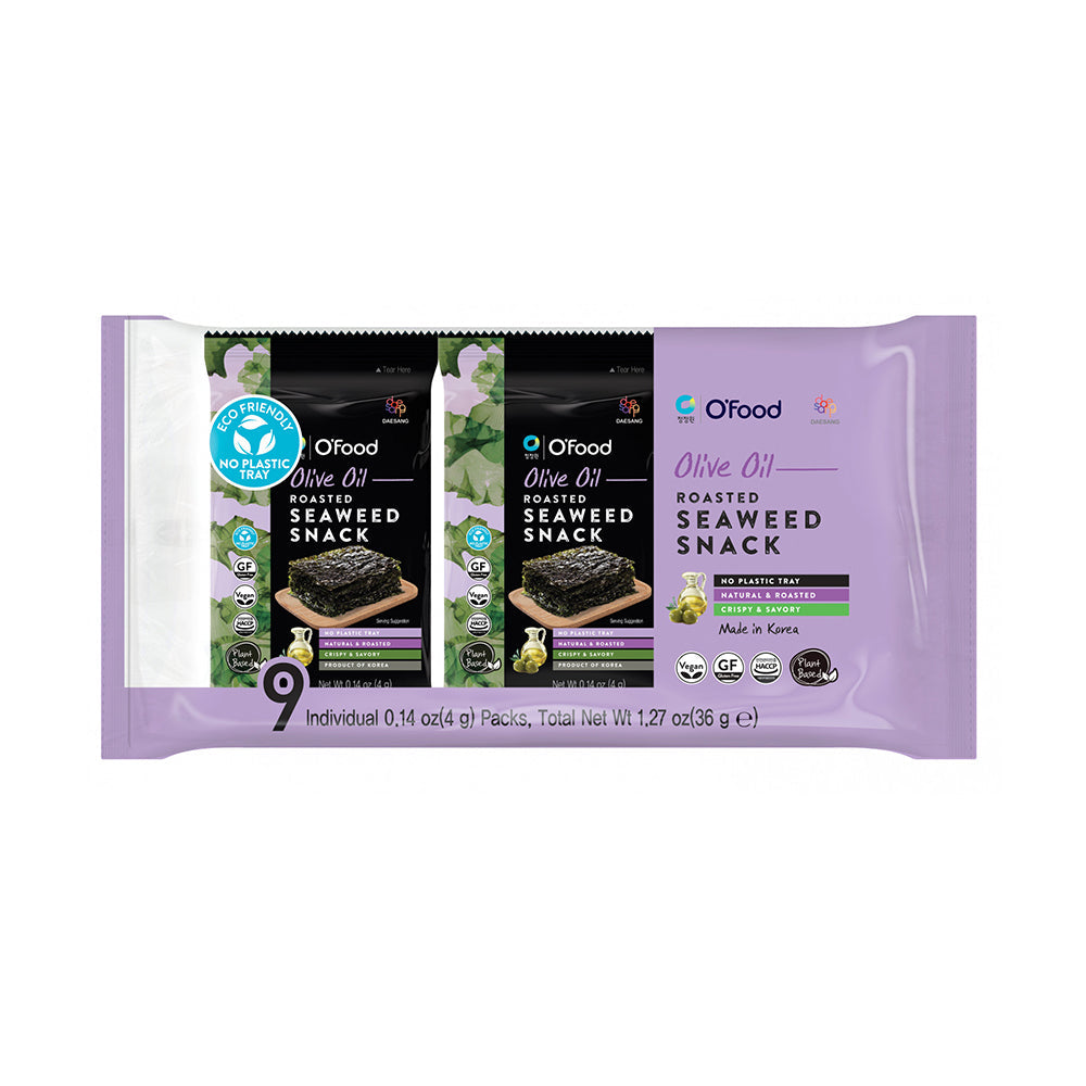 Chungjungone Olive Oil Traditional Seaweed (NO-TRAY) (4g x 9 packs)