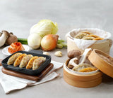 [무료별도배송] 꽃마 - 우리밀 비건 만두 500g (버섯 3팩 + 김치3팩)