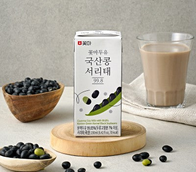 [Free Separate Shipping] Kkotma Soy Milk Domestic Seoritae 99.8% (190ml x 24 packs x 3 boxes) Expiration Date: March 20, 2026