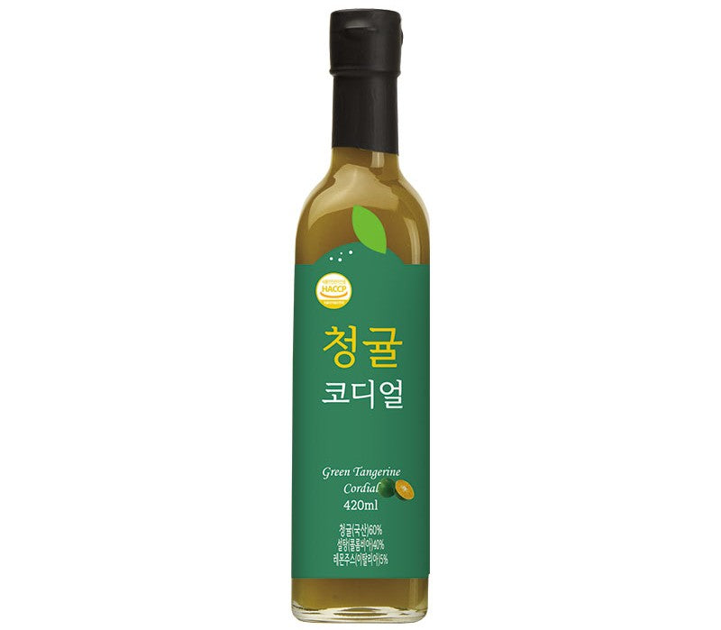 420ml Green Tangerine Cordial Capturing the Nature of Jeju