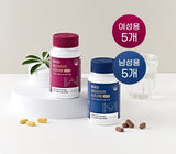 [Direct Shipping to Korea] Kkotma Multi Vitamin & Mineral for Women (5 pcs) + Men (5 pcs)