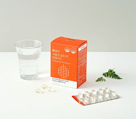 Kkotma Plant-based RTG Omega-3 (60 capsules x 1 pack / 1 month supply)