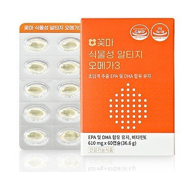 [Direct Shipping to Korea] Kkotma Plant-based RTG Omega-3 6-Pack