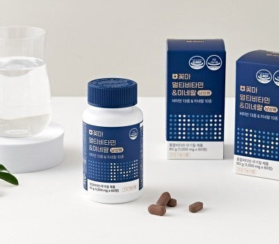 [Direct Shipping to Korea] Kkotma Omega 3 (1) + Calmadi (1) + Men's Vitamin (1) + Lutein (1)