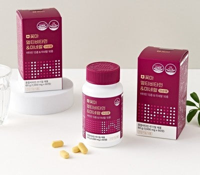 [Direct Shipping to Korea] Kkotma Omega 3 (3) + Women's Multivitamin (6) + Lutein (5)
