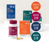[Direct Shipping to Korea] Kkotma Omega 3 (3) + Vitamins for Men (3) + Vitamins for Women (3) + Lutein (5)