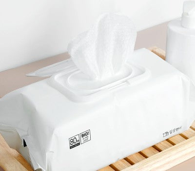 Everyday Convenience Large Size Wet Wipes 80 Sheets x 5 Packs