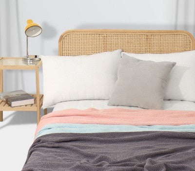 [Direct Shipping to Korea] Everyday Convenience Punggi Rayon Waffle Pigment Single Duvet Pink (1) + Mint (1)