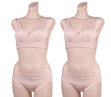 [Direct Shipping to Korea] Punggi Rayon Mesh Bra Skin (2p) + Seamless Panty Skin (2p) Set