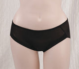 [Direct Shipping to Korea] Punggi Rayon Mesh Bra Black (2p) + Seamless Panties Black (2p) Set