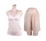 [Direct Shipping to Korea] Punggi Rayon Pointed Top Skin (1p) + Beige Undershorts (1p) Set