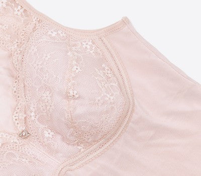[Direct Shipping to Korea] Punggi Rayon Pointed Top Skin (3p) + Beige Undershorts (3p) Set