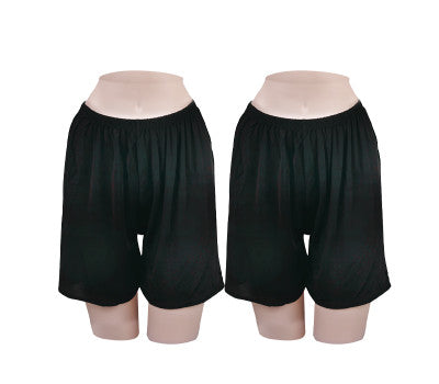 [Direct Shipping to Korea] Punggi Rayon Women's Undershorts (Beige or Black) Set of 2