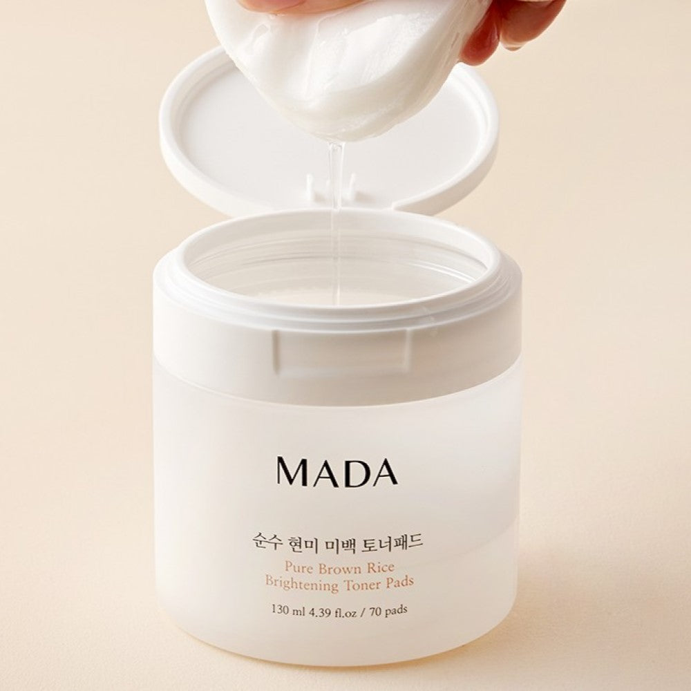 MADA Pure Brown Rice Whitening Toner Pads Expiration Date: June 29, 2028