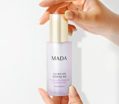 [Direct Shipping to Korea] MADA Pure Brown Rice Whitening Glutathione Serum 3-Pack