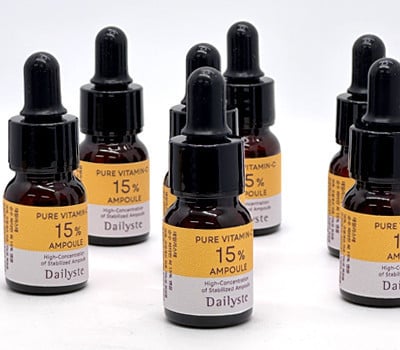 [Direct Shipping to Korea] Daily Ste Pure Vitamin C 15% Ampoule 10ml x 4 Bottles