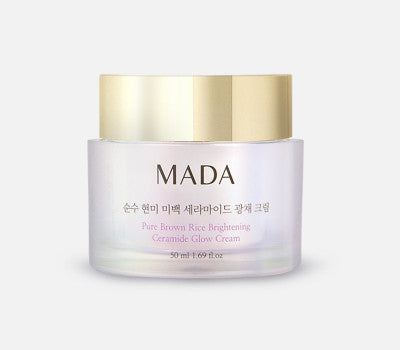 [Direct Shipping to Korea] MADA Pure Brown Rice Whitening Ceramide Radiance Cream (3 Pieces)