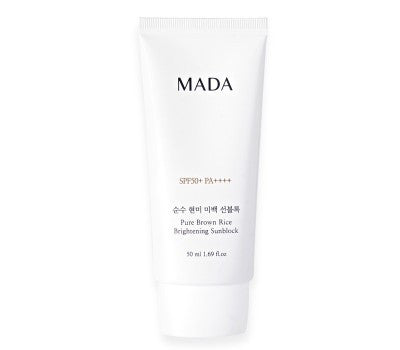 [Direct Shipping to Korea] [Expiring Soon] MADA Pure Brown Rice Whitening Sunblock 50ml (15 Pieces)