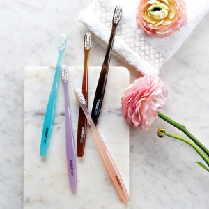 Kent Crystal Compact Ultra-fine Bristle Toothbrush (5-pack)