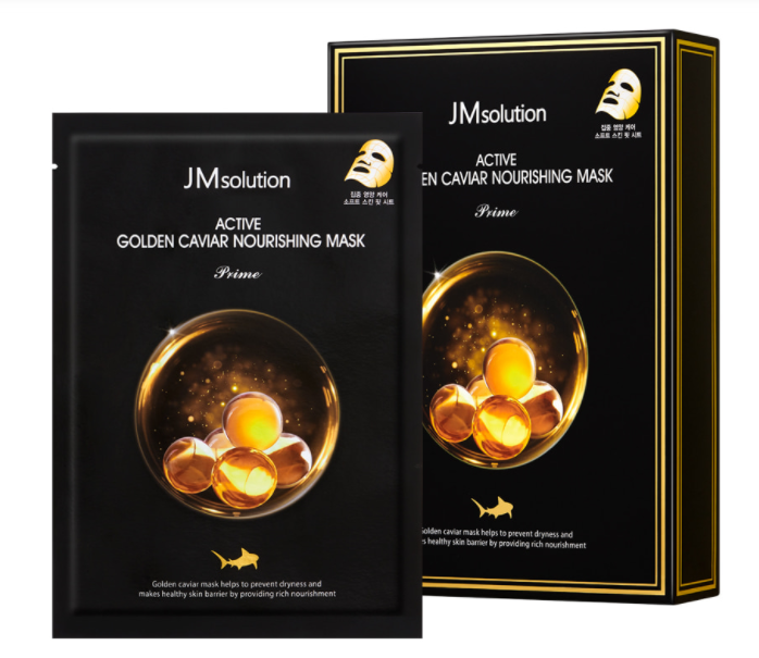JM솔루션 액티브 골든 캐비어 너리싱 마스크 프라임 (10pcs)
