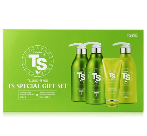 TS Premium 3-Piece Set (Free Gift: 1 Bottle of Premium TS Shampoo 500g)