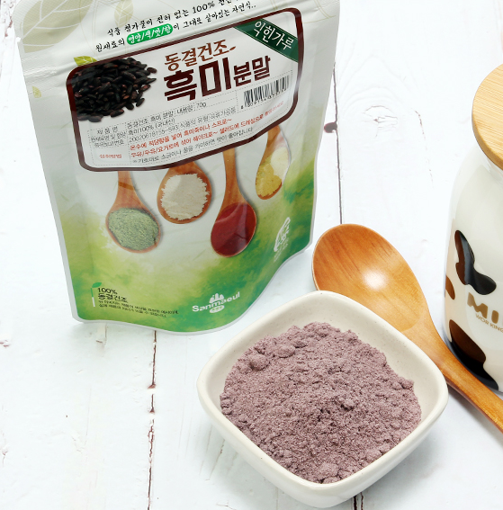 70g freeze-dried black rice powder