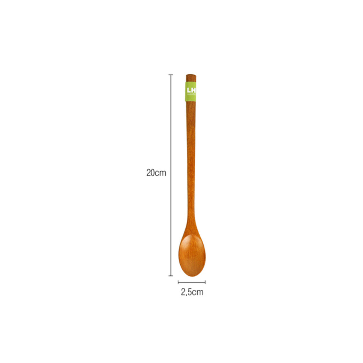 [Hankook Ceramic] Rihan Natural Lacquer Wooden Cooking Utensil Long Teaspoons 2P