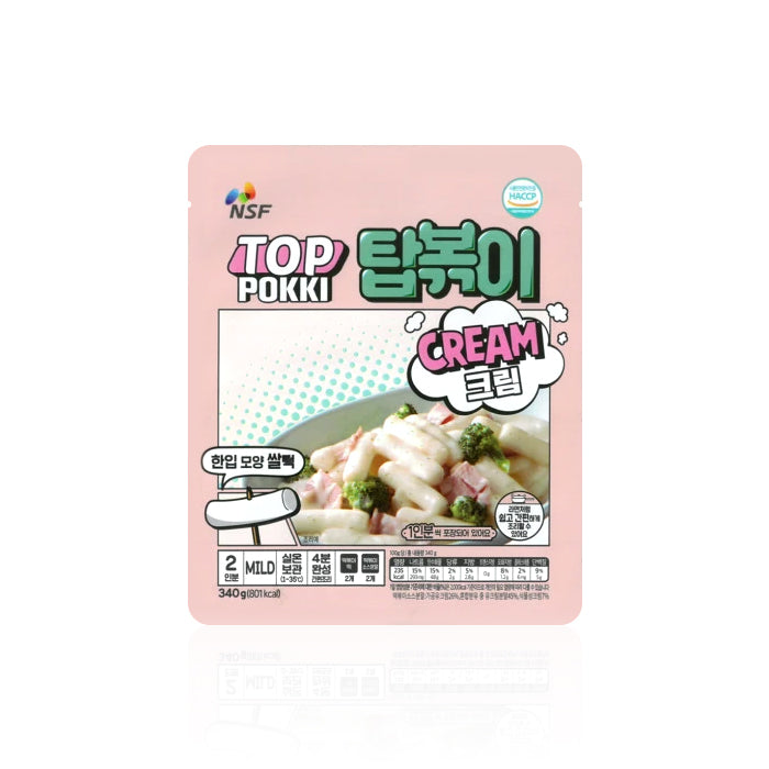 Topbokki Cream Rice Tteokbokki (2 servings) 340g
