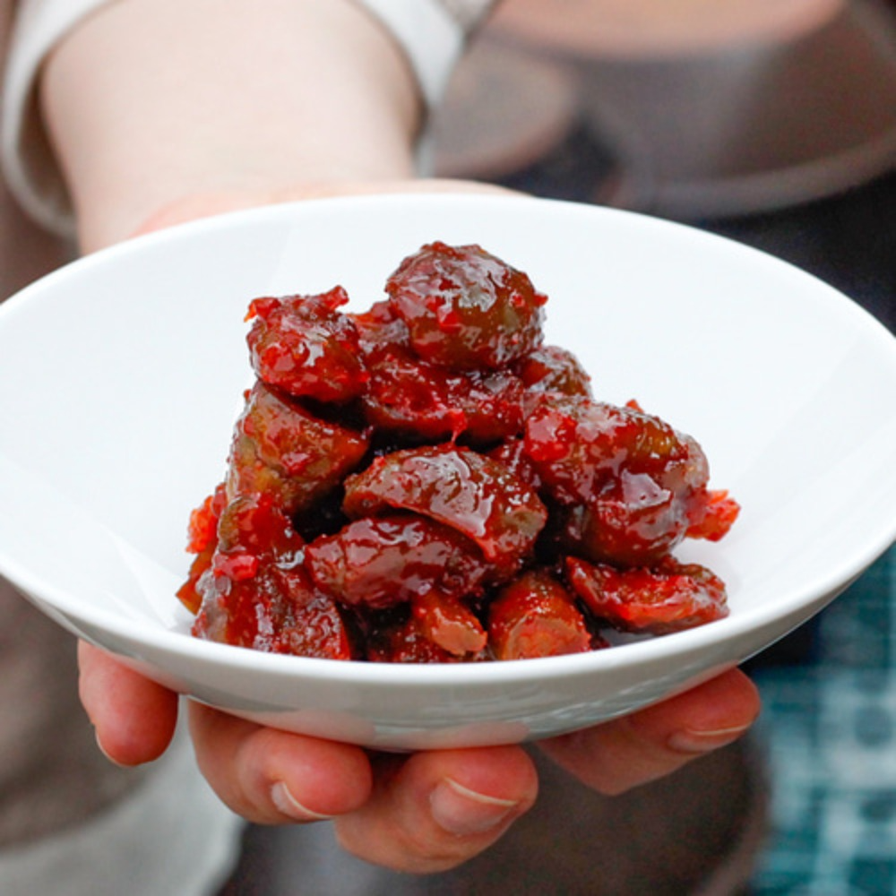 [Free Separate Shipping][Kkotma Fresh] Sunchang Gochujang Pickled Plums 300g x 2 Packs Expiration Date: October 3, 2027