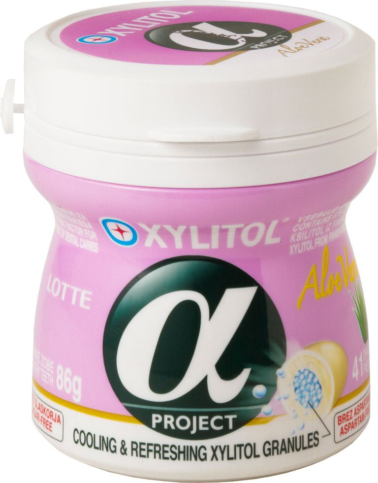 Lotte Xylitol Alpha Aloe Vera Gum