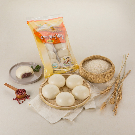[MILLS EXPRESS] MILWON Fluffy Steamed Buns Original (Jjin Ppang) (50g x 10)