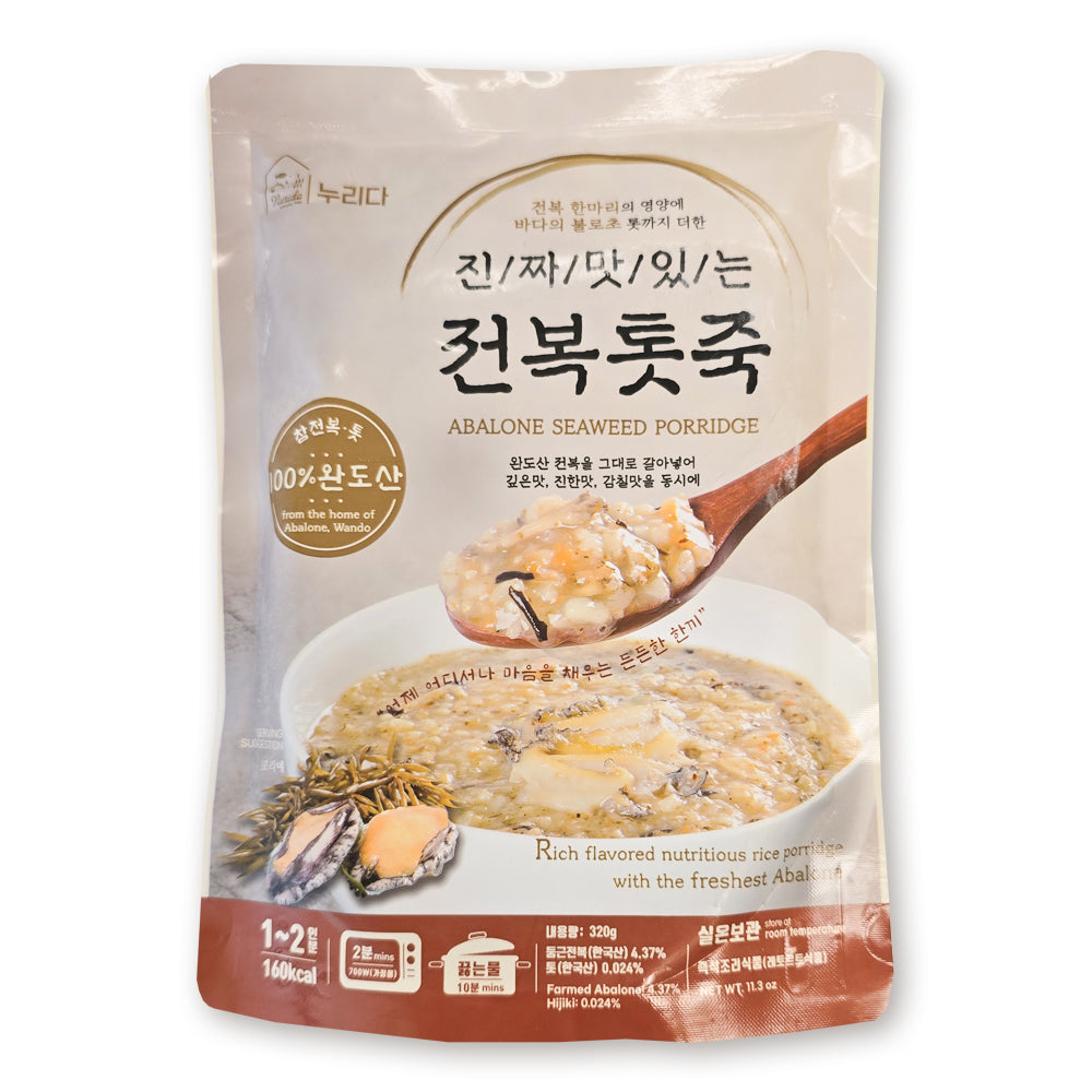 Really delicious abalone and seaweed porridge 320g