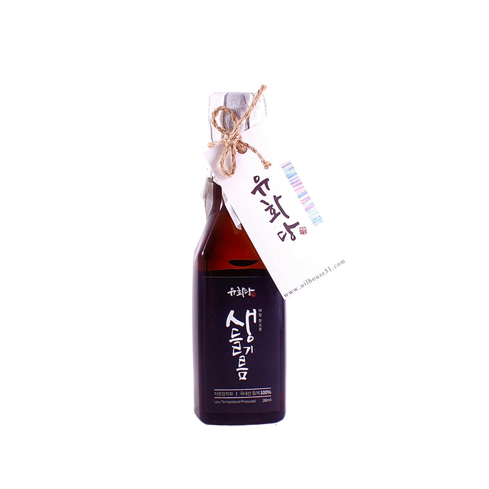 YUHWADANG Cold Pressing Raw (Untoasted) Perilla Oil 180ml