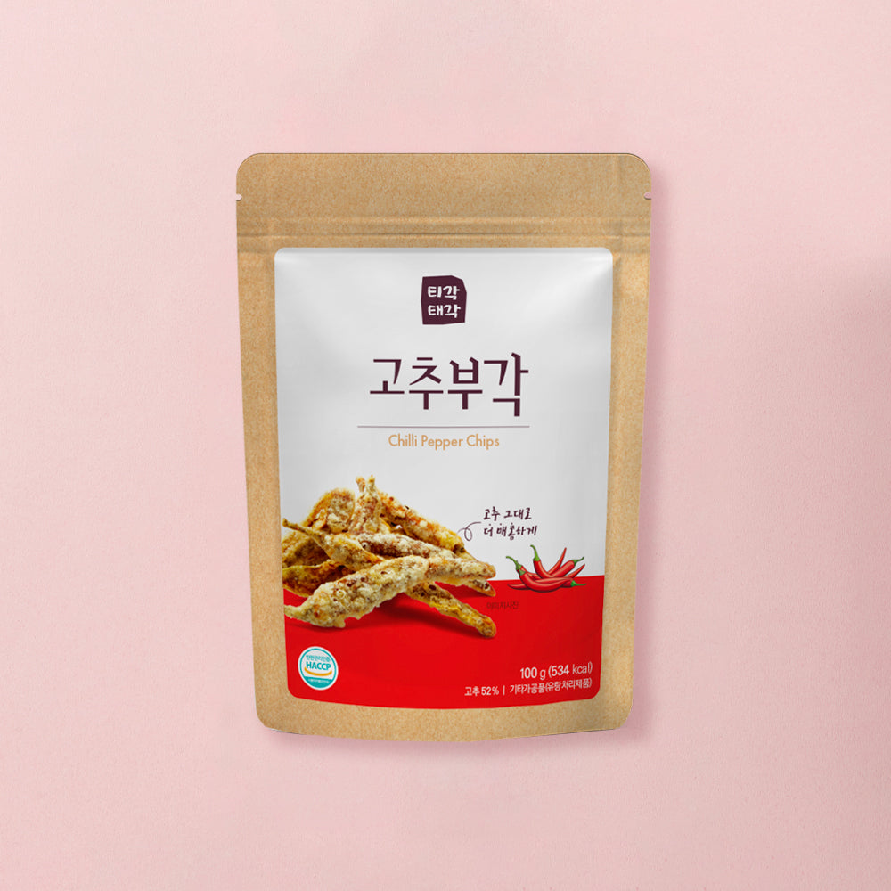 Tigak Tegak Real Chili Pepper Chips 100g