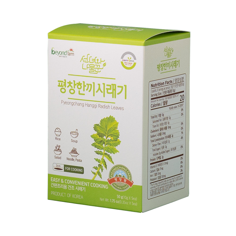 평창팜 - 평창 한끼시래기 50g (10g x 5봉)