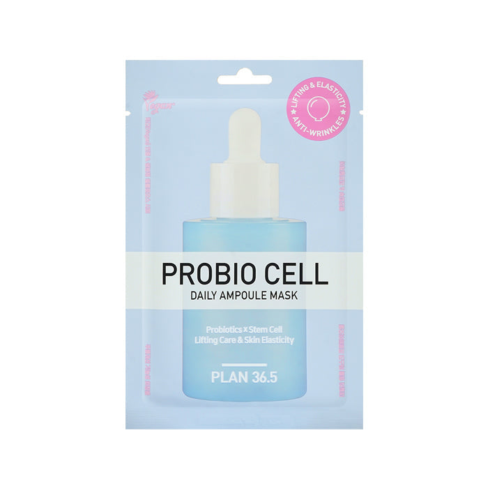 PLAN36.5 Daily Ampoule Mask Probiocell 10 Sheets (1+1)
