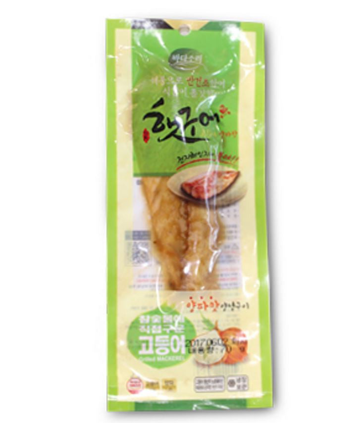 Freshly Grilled Mackerel Fillet Onion Flavor 70g (3 Packs)