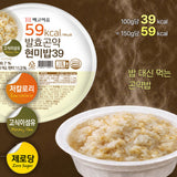 [Free Separate Shipping] Konjac.com - Ppaegobium 59kcal Fermented Konjac Rice Brown Rice 1 Box (30 Packs)