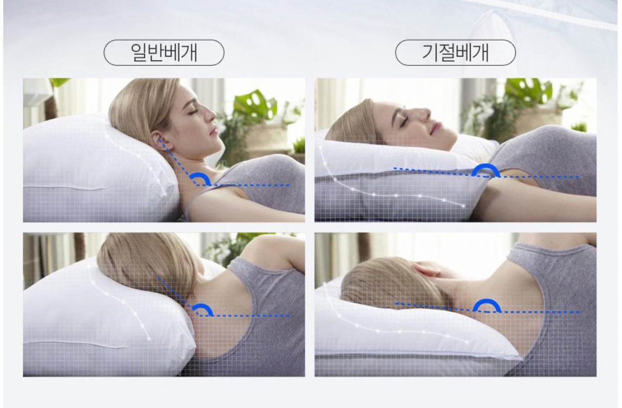 [Free Separate Shipping] banu - Fainting Pillow 4-Piece Set (4 Pillows + 4 Covers)