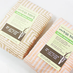 Bamboo Fiber Kitchen Towels 2P (Random Color)