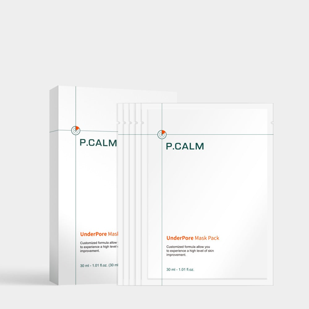 [Bundle Discount] P.CALM Under Pore Mask Pack 30ml * 5 Packs X 5 <br/>Expiration Date: May 5, 2025