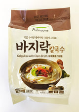 [Pulmuone] Clam Kalguksu (2 servings) + Anchovy Kalguksu (2 servings)<br><font color=red>Expiration Date-9/22/17</font>