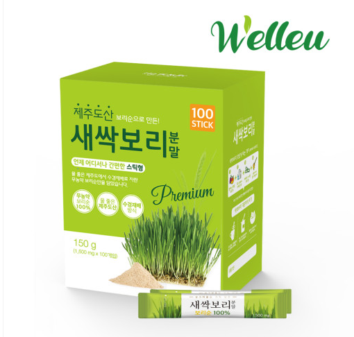 Jeju Island Young Barley Powder Stick Type 150g (15g * 100 packets)